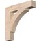 Ekena Millwork Thorton Block Smooth Bracket, Douglas Fir, 3 1/2"W x 20"D x 20"H BKT04X20X20THR05SDF - alternate 1